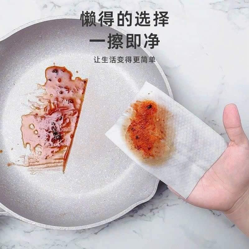 Khăn Ướt Lau Bếp Đa Năng Gói 80 Tờ, Khăn Giấy Ướt Lau Bếp Giúp Loại Bỏ Dầu Mỡ, Khăn Ướt Đa Năng Siêu Dai An Toàn Cho Da