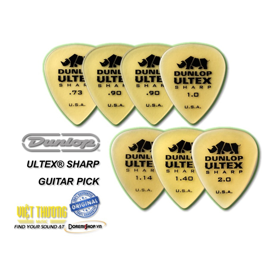 Phím gảy guitar pick Jim DunLop Ultex Sharp | Shopee Việt Nam