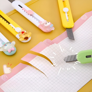 Dao Rọc Giấy Kuromi Mini Cute Dạng Bút Đính Charm Đồ Dùng Học Tập Timo VPK32