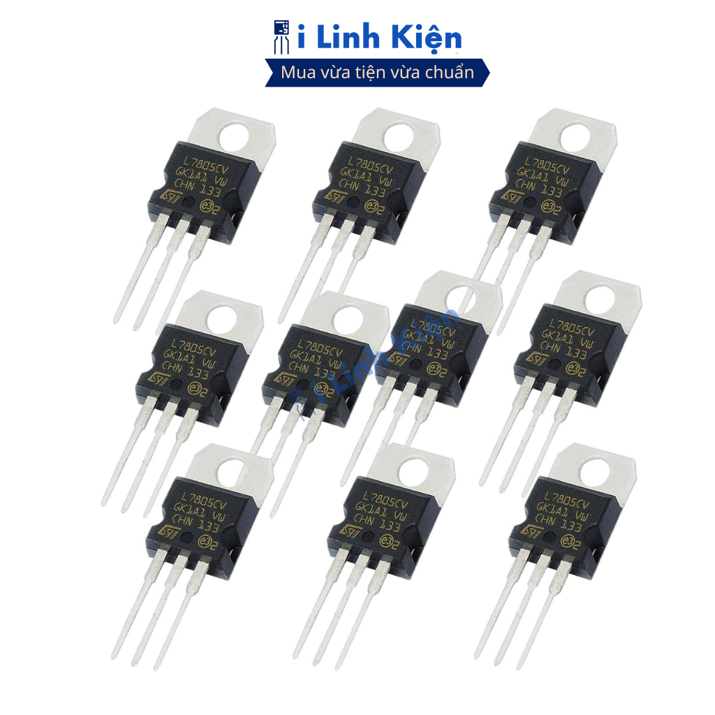 IC nguồn 7805 7806 7808 7809 7812 7815 7824 chính hãng ST chất lượng cao ilinhkien