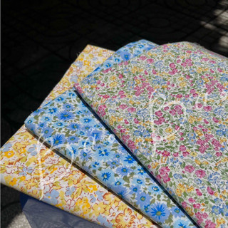 Vải Thô Cotton Hoa Mềm Rũ Khổ 1m45