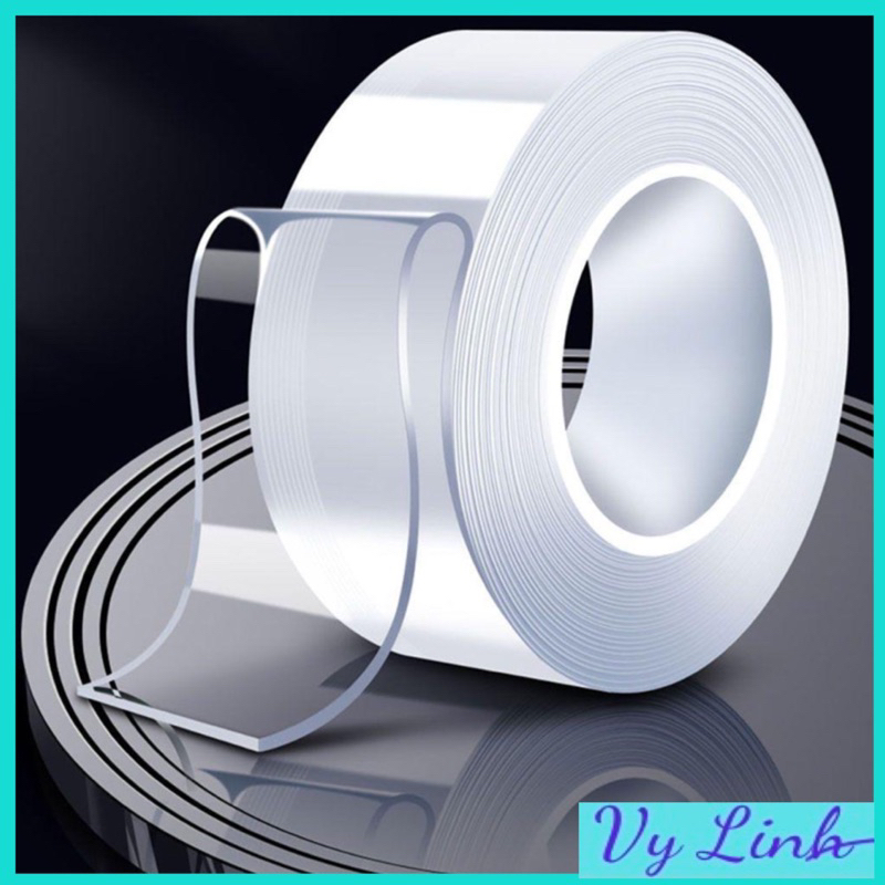 Cuộn băng keo dính 2 mặt siêu chắc trong suốt đa năng tiện lợi | Shopee ...