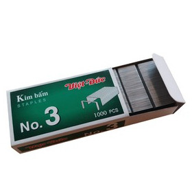 [5 Hộp] Kim bấm số 3 Việt Đức
