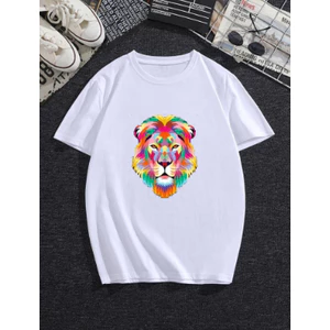 Áo thun Local Brand T tay lỡ unisex In hình HỔ fom rộng nam nữ-Thỏ Trắng.Offical-LUCKY
