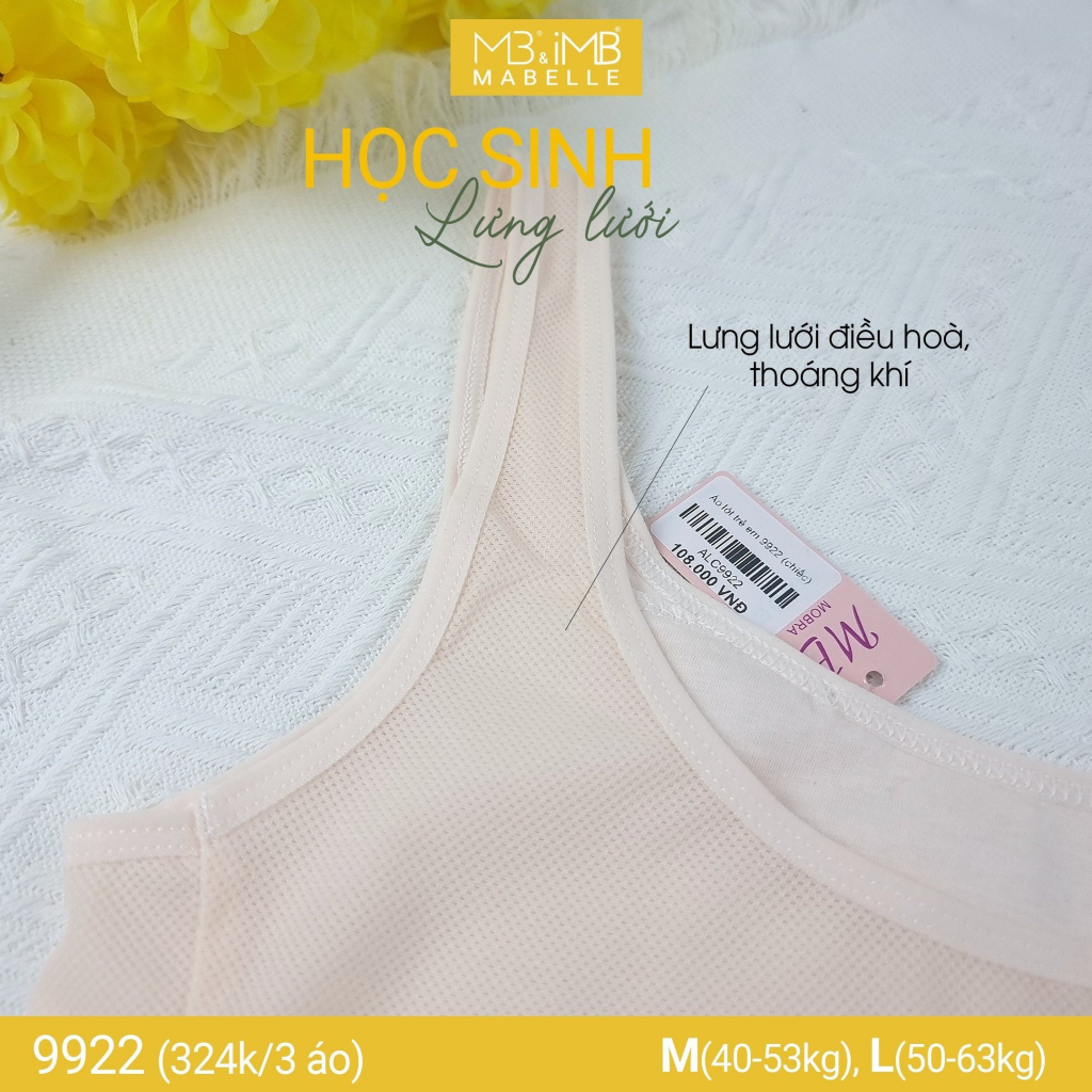 Áo bra học sinh cao cấp MB 9922 - cao cấp , chính hãng .