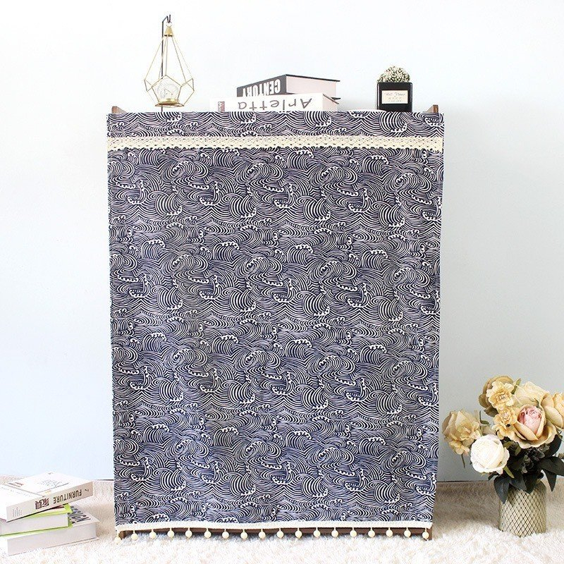 Rèm viền ren dán cửa tủ nhà bếp,rèm dán cửa sổ,rèm decor bếp,decor ...