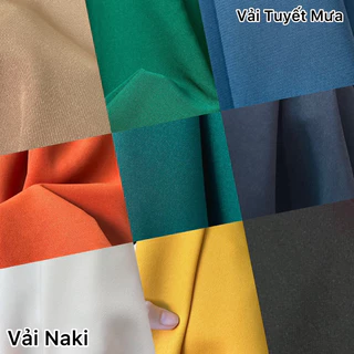 [ VẢI NAKI ] VẢI TUYẾT MƯA NHẬT NAM may quần tây, đầm váy, sét vest …