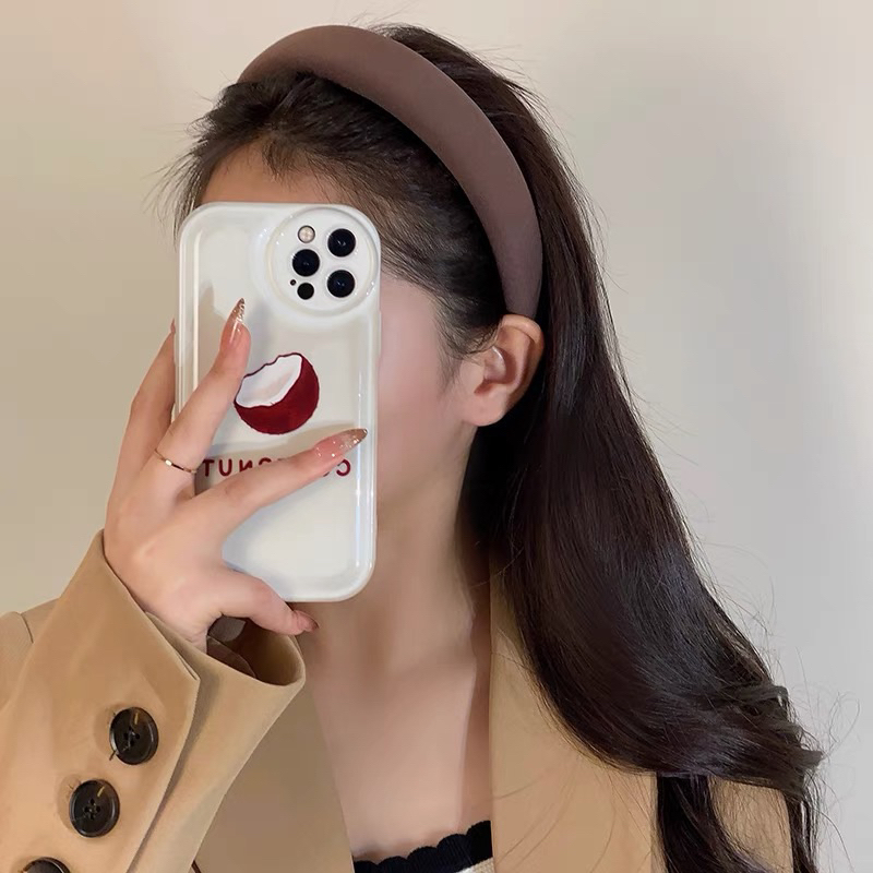Bờm Tóc, Băng Đô Cài Tóc Vải Trơn Bản To Phong Cách Retro Hàn Quốc Phụ Kiện Tóc Cho Nữ và Bé Gái