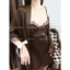 HT386 Set váy ngủ và áo choàng sexy cúp ngực kèm GỌNG, đồ ngủ lụa phối ren sang chảnh HT386 (241+53)