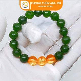 Vòng tay 12 con giáp tam hợp tỵ dậu sửu - chất liệu mã não tự nhiên - size 8 10ly - may mắn tài lộc