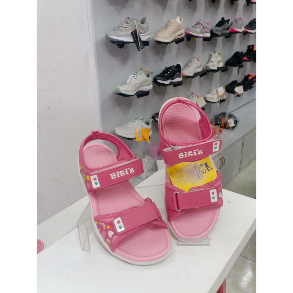 DRG002500 SANDAL BÉ GÁI XANH-HỒNG
