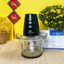 Máy Xay Thịt Cối Thủy Tinh LocknLock Meat Chopper EJM156BLK 1 Lít, 4 Lưỡi Dao - Bảo Hành 2 Năm