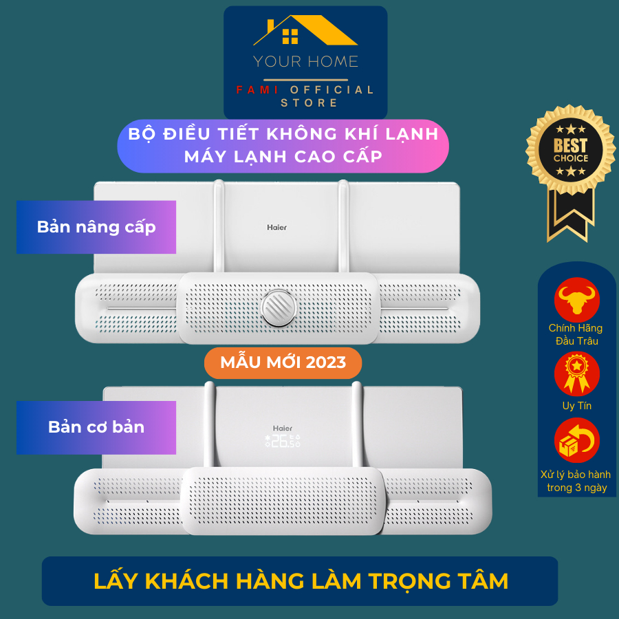 [ 2026] BỘ ĐIỀU TIẾT GIÓ MÁY LẠNH Cho gia đình có người già và trẻ em nhỏ
