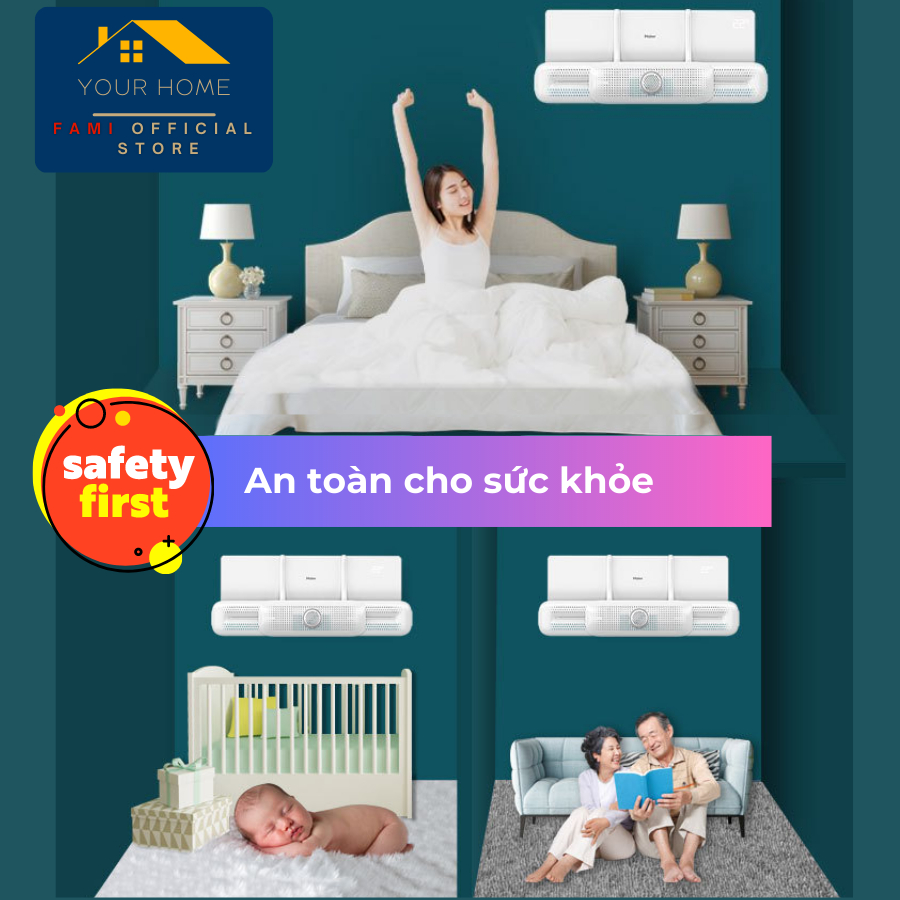[ 2026] BỘ ĐIỀU TIẾT GIÓ MÁY LẠNH Cho gia đình có người già và trẻ em nhỏ