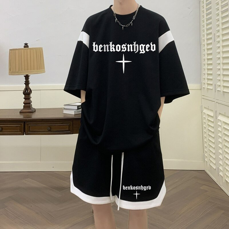 Set đồ bộ HappyFamily in chữ benkosnbgeb năng động trẻ trung chất cotton 100 cao cấp