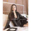 HT386 Set váy ngủ và áo choàng sexy cúp ngực kèm GỌNG, đồ ngủ lụa phối ren sang chảnh HT386 (241+53)