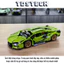 Mô hình lắp ráp siêu xe Lambo Xanh 1280 PCS tỉ lệ 1:14 đồ chơi ô tô điều khiển lắp ghép siêu xe MS22003