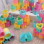 Set 2 cái đồ chơi lò xo cầu vòng ma thuật mini