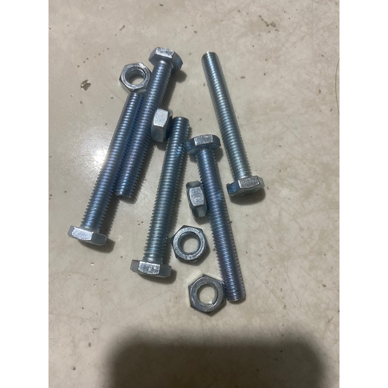 combo 5 con bulong bộ lục giác ren M12,bu long con tán | Shopee Việt Nam