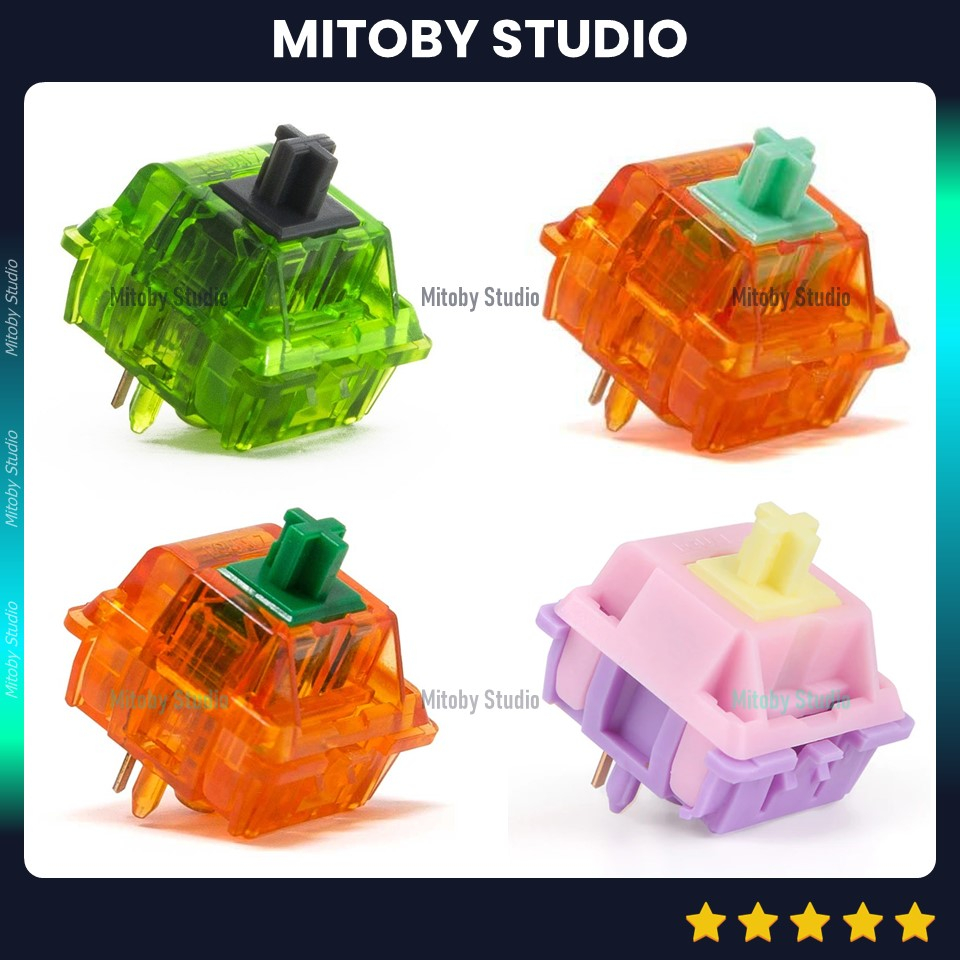 EQUALZ C3 KIWI linear switch công tắc bàn phím cơ Equalz C3 Tangerine