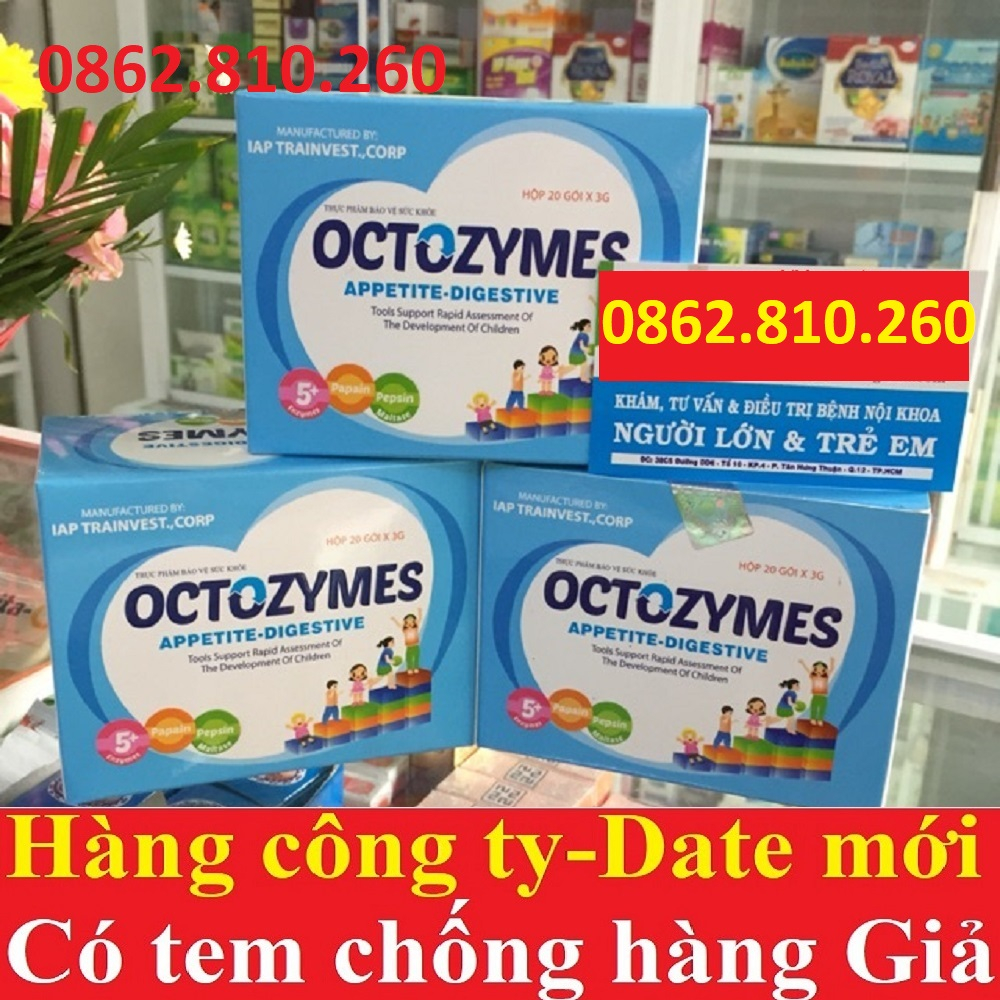 Men tiêu hóa Octozymes bổ sung 8 loại enzymes hỗ trợ tăng cường hệ tiêu ...