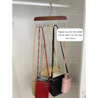 móc gỗ treo đa năng (áo Brasil,thắt lưng, túi xách)