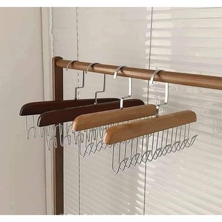 móc gỗ treo đa năng (áo Brasil,thắt lưng, túi xách)
