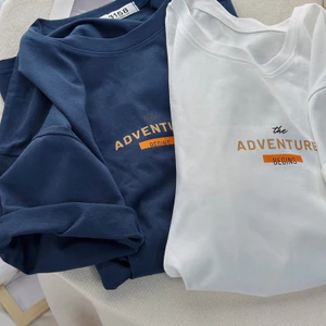 Áo thun nữ YUSTUDIO 3158 form rộng phông nam nữ unisex mẫu ADVENTURE