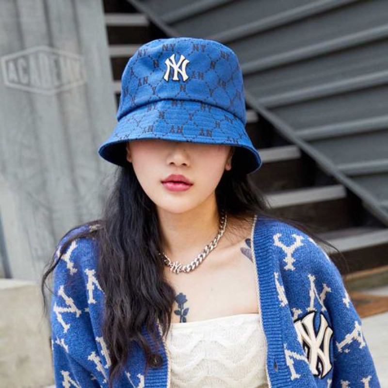 MLB KOREA Rookie Bucket Hat New York Yankees, Pink