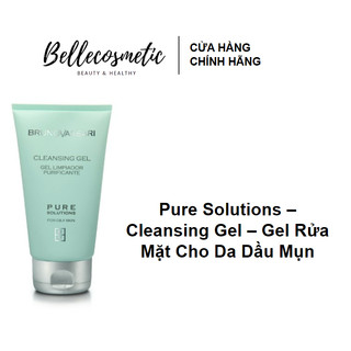 Pure Solutions Cleansing Gel 150ml - Gel Rửa Mặt Cho Da Dầu Mụn Bruno Vassari