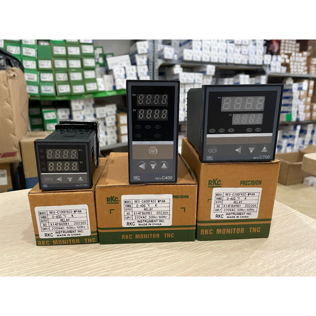 Đồng hồ nhiệt độ RKC REX-C100, REX-C400, REX-C410, REX-C700, REX-C900 ...