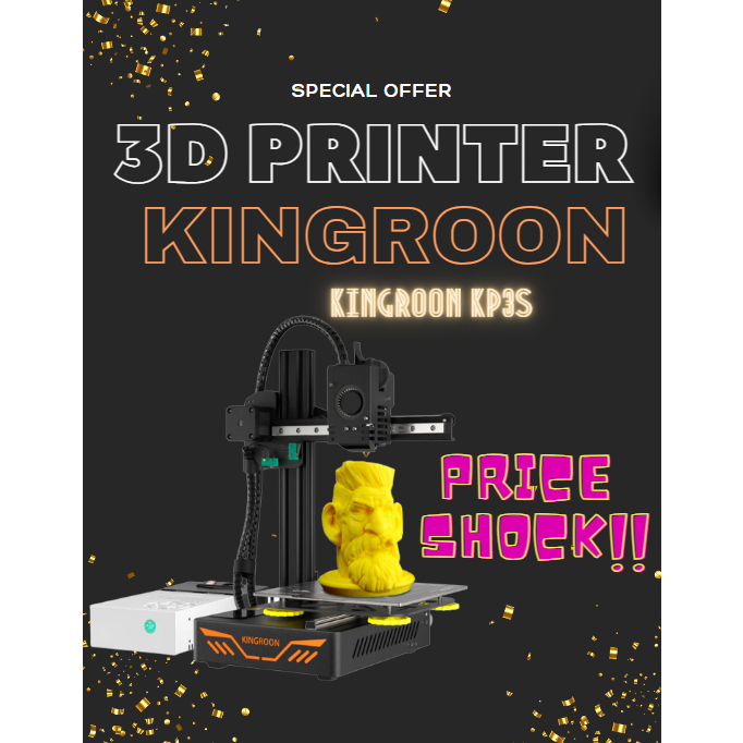 Máy in 3D KINGROON KP3S/KP3 PRO/ KP3 PRO S1 chính hãng giá rẻ | Shopee ...