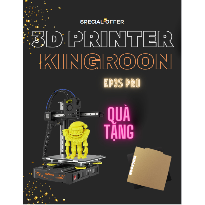 Máy in 3D KINGROON KP3S/KP3 PRO/ KP3 PRO S1 chính hãng giá rẻ | Shopee ...