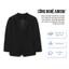Áo khoác blazer nam WoO form rộng, áo khoác cổ vest nam 2 khuy cài phong cách Hàn Quốc