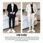 Áo khoác blazer nam WoO form rộng, áo khoác cổ vest nam 2 khuy cài phong cách Hàn Quốc