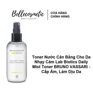 Daily Mist Toner Cân bằng PH - Toner Nước Cân Bằng Bruno Vassari Cấp Ẩm, Làm Dịu Cho Da Nhạy Cảm