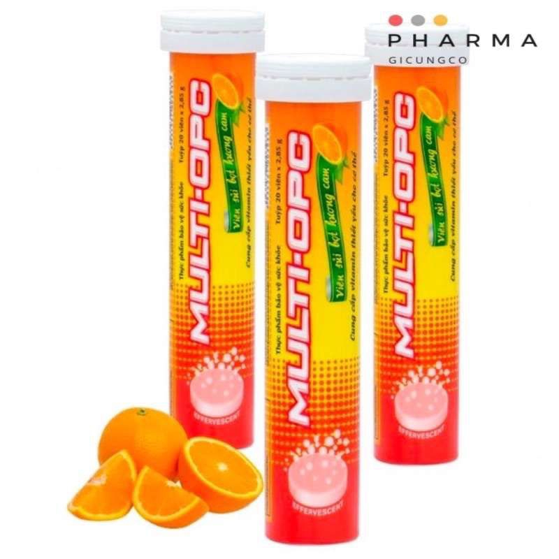 Sủi c vitamin c multi opc tăng sức đề kháng tuyp 20 viên | Shopee Việt Nam