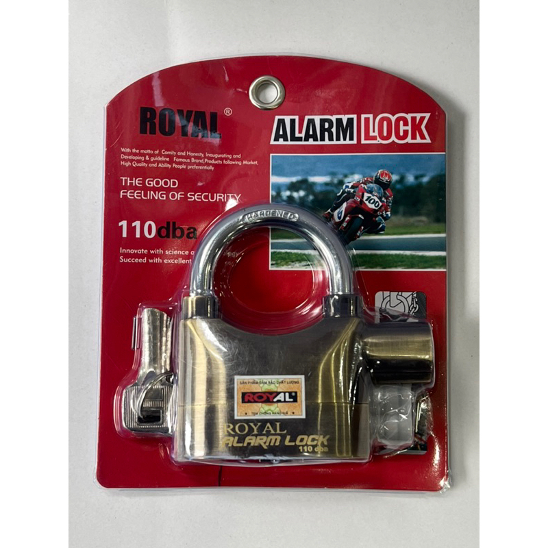 Ổ khoá hú chống trộm, ổ khoá cửa báo động, còi hú Royal ALARM LOCK ( BH ...