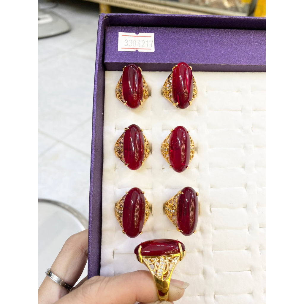 Gold-Plated Feng Shui Ring by Tuputo