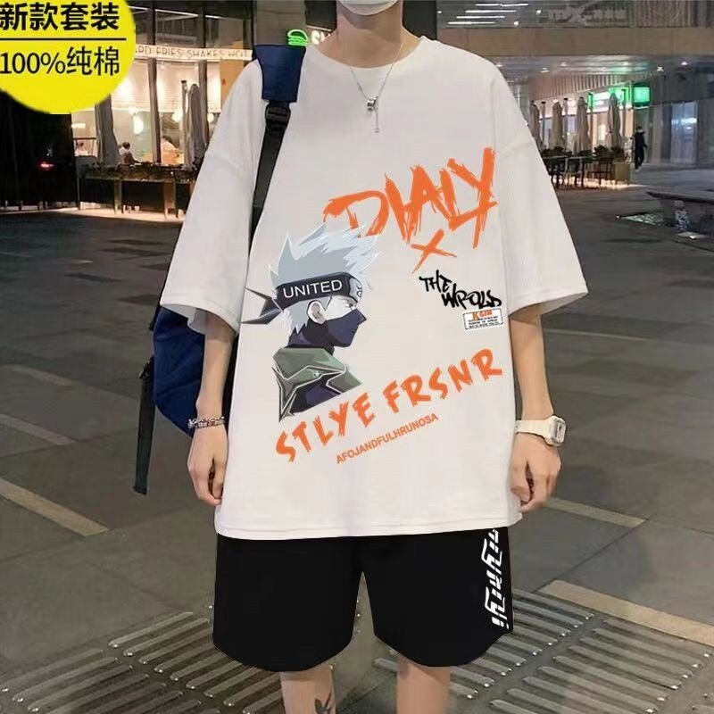 Set đồ bộ HappyFamily họa tiết Kakashi DIALY STYLE FRSNR năng động trẻ trung chất cotton 100 cao cấp
