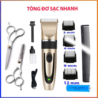 Tông Đơ Cắt Tóc Đa Năng - Tặng Kèm 9 Phụ Kiện - Máy cạo râu đa năng