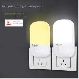 ( TẶNG SET 10 KHẨU TRANG) Đèn Ngủ Cắm Điện Mini BLX Trụ, Công Tắc Chuyển Đổi Ánh Sáng, Tiết Kiệm Điện Năng, Trang Trí Ph