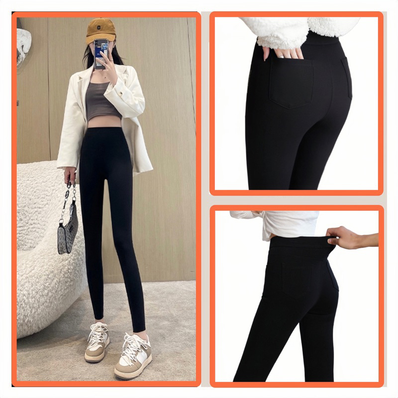 Quần Legging Za Za 4 Túi Cạp Cao Tôn Dáng