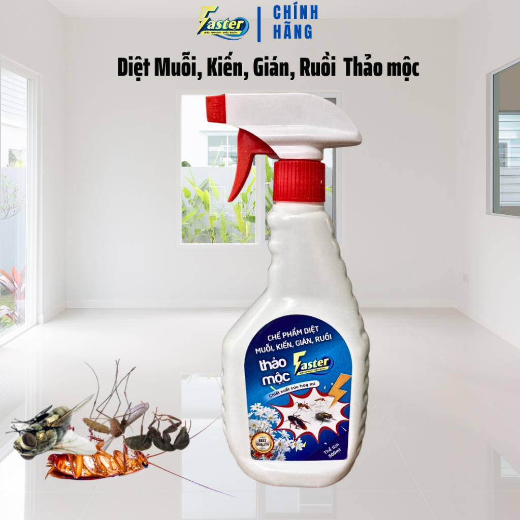 Chai xịt diệt kiến gián côn trùng FASTER đa năng tiện lợi dùng tại nhà ...