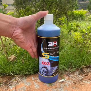 NƯỚC RỬA XE BỌT TUYẾT KHÔNG CHẠM ĐẬM ĐẶC 3X X03 1000ml Pha Tỉ Lệ 1:100 Với Nước