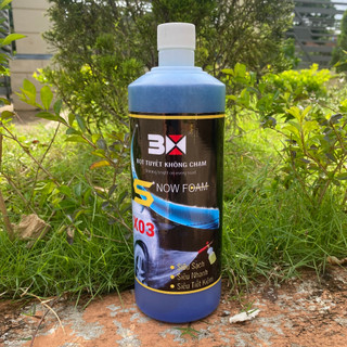 NƯỚC RỬA XE BỌT TUYẾT KHÔNG CHẠM ĐẬM ĐẶC 3X X03 1000ml Pha Tỉ Lệ 1:100 Với Nước