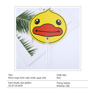 Quạt Nhựa Cầm Tay Cute Nhiều Hình, Quạt cầm tay SUNNY DAY