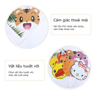 Quạt Nhựa Cầm Tay Cute Nhiều Hình, Quạt cầm tay SUNNY DAY