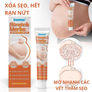 Kem làm mờ rạn da Sumifun giúp tái tạo làn da mờ sẹo giảm thâm giảm nhăn hiệu quả dành cho mẹ bầu 20g