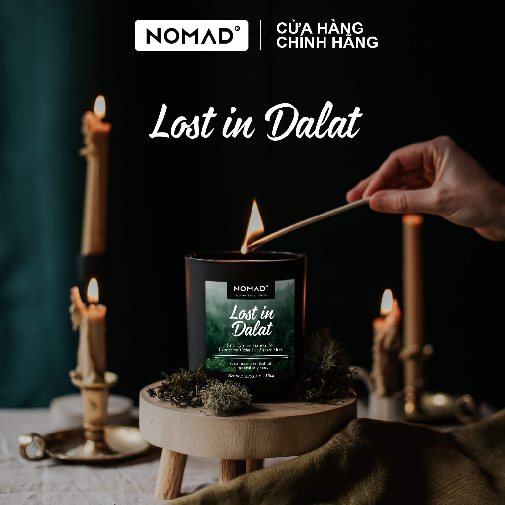 Ảnh Nến Thơm Cao Cấp Nomad Signature Scented Candle 230g - Lost In Dalat 1